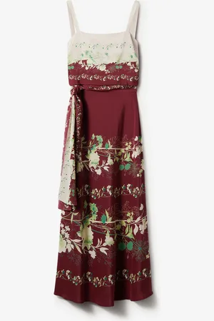 La DoubleJ Vestido Midi Slip-Around
