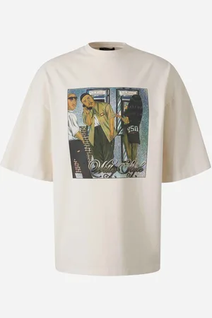 Willy chavarria Camiseta Estampado Algodón