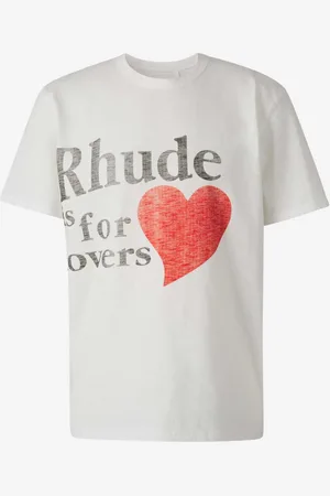 Rhude Camiseta Lovers Slub
