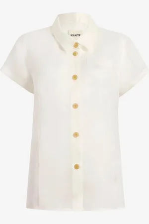 Khaite Camisa Seda Keefe