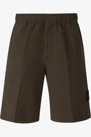 Stone Island Bermudas Sarga Algodón