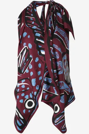 Bottega Veneta Top Estampado Seda