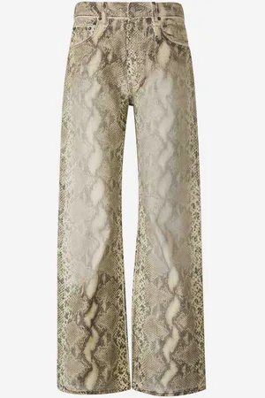 Acne Studios Pantalones Denim Estampados