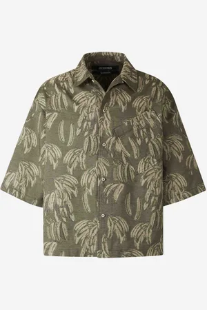 Jacquemus Camisa Estampado Aloe