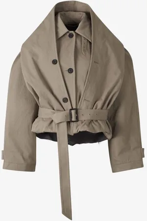 Balenciaga Gabardina Capucha Algodón