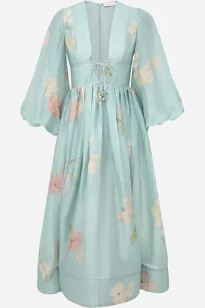 ZIMMERMANN Vestido Midi Illuminate Drawn