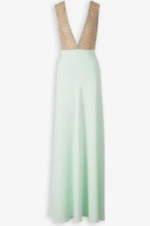 Costarellos Vestido Maxi Crepé