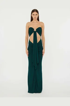 CHRISTOPHER ESBER Vestido Maxi Drapeado