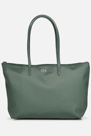 Lacoste Women's L.12.12 Concept Zip Tote Bag Sequoia in Green