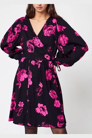SELECTED Slfvaletta Ls Short Wrap Dress B