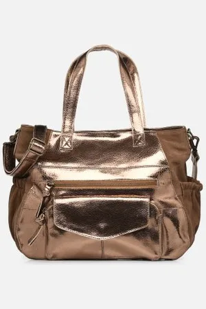 Pieces® Jasmin Leather Hobo Shopper Fc