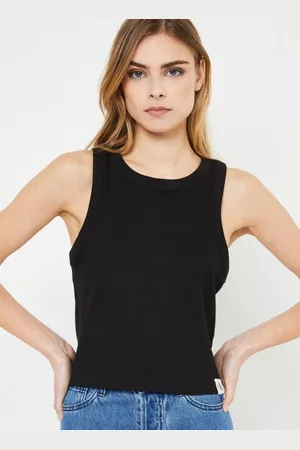 Calvin Klein Tab Rib Tank Top