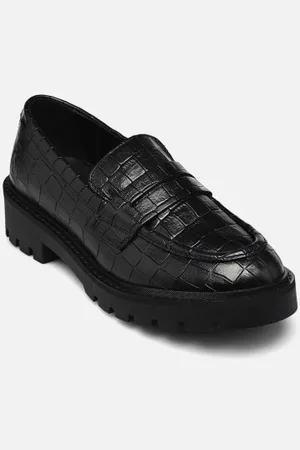 Calvin Klein FLATFORM LOAFER MG CROC LTH