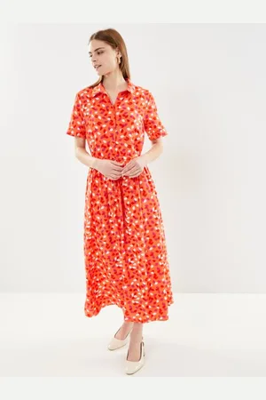 Pieces® Pcmaylor Ss Midi Dress Kac Fc