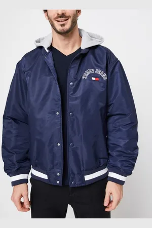 Tommy Hilfiger Tjm Graphic Satin Bomber Jacket