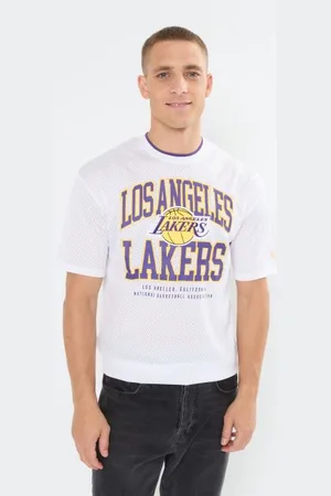 New Era Os Mesh Tee Los Angeles Lakers - Mixte