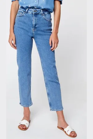 SELECTED Slfemine Hw Straight Crop Sun Blu Jean W
