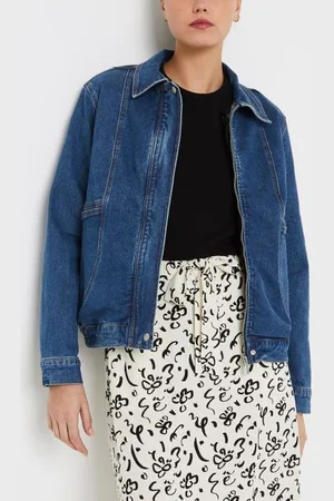 VILA Viginny Teddy Denim Jacket/C23