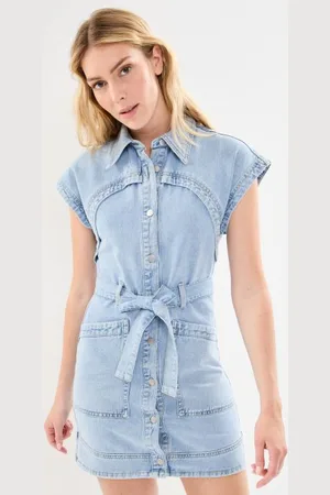 VILA Vimari S/L Short Denim Dress/Rou