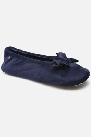 Isotoner Ballerine Microvelours – Nœud Grosgrain W