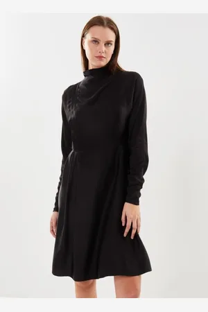 SELECTED Slfalana Ls Short Satin Dress B