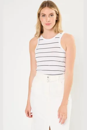 Noisy May Nmstripe Maya S/L Halterneck Top Jrs