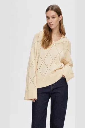 SELECTED Slfvenke Ls Knit Collar