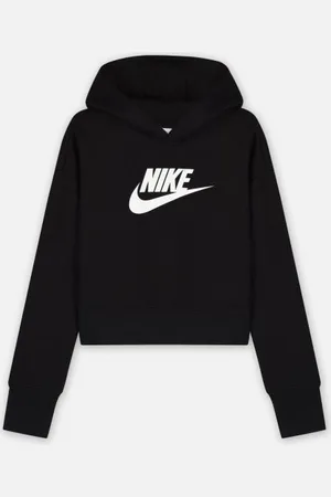 Nike G Nsw Club Ft Crop Hoodie Hbr