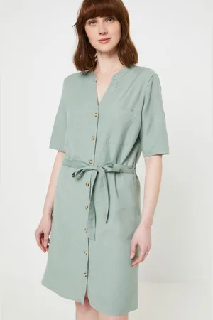 VILA Viprisilla Ida S/S Short Shirt Dress
