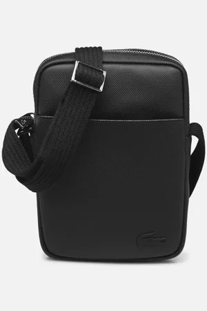 Lacoste Recycled Fiber Vertical Shoulder Bag