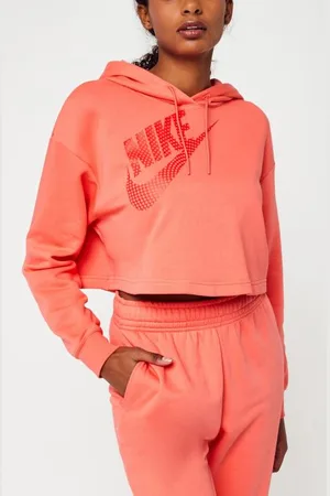 Nike W Nsw Flc Po Hoodie Crop Dnc