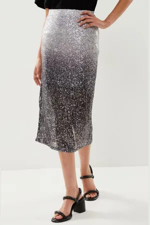 Pieces® PCDELPHIA HW PENCIL SLIT SKIRT