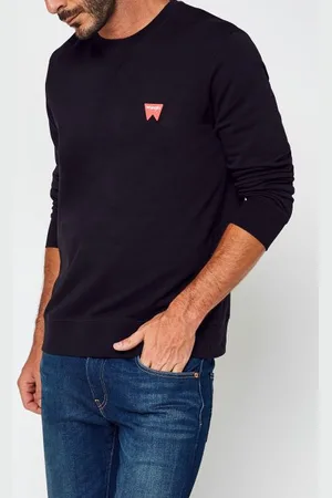 Wrangler Sign Off Crew Black