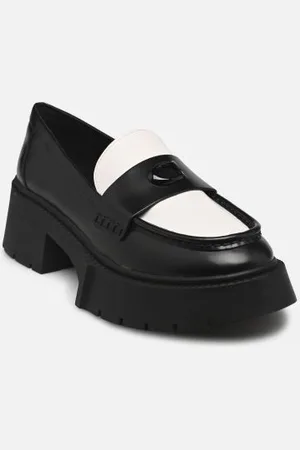 Coach Leah Platform Leather Loafer