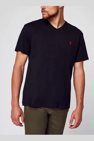 Ralph Lauren T-shirt classique en jersey à col en V 710708261