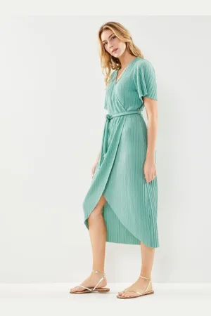 Y.A.S Yasolinda Ss Midi Wrap Dress S. Noos