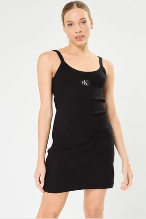 Calvin Klein Woven Label Rib Tank J20J223516