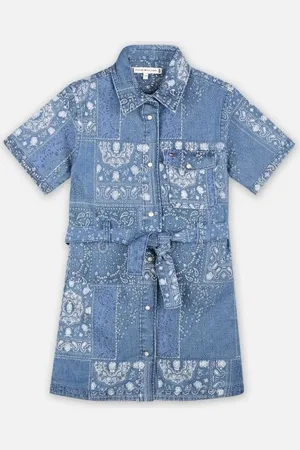 Tommy Hilfiger Bandana Denim Dress