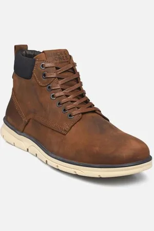 JACK & JONES JFWTUBAR LEATHER BRANDY SN