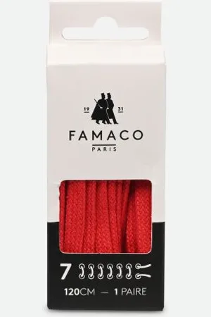 Famaco Lacets Plat 120 cm