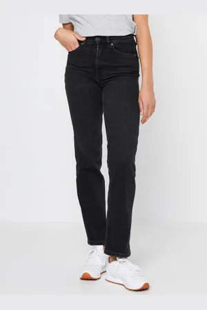 SELECTED Slfmarie Hw Straight Black W Jean U Noos