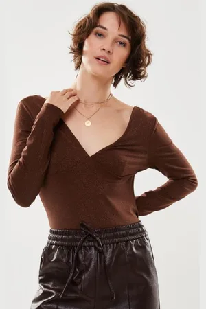 VILA Viluxi Deep V-Neck L/S Body/C26