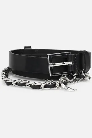 Zadig & Voltaire Rock Chain Belt Leather