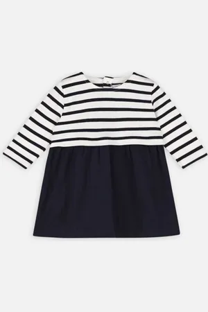 Petit Bateau Robe ML Bébé Fille Cleopatre