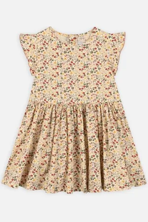 Petit Bateau Robe Sm Fleurs