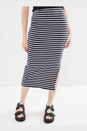 VERO MODA Vmmaxi 7/8 Stripe Skirt Jrs