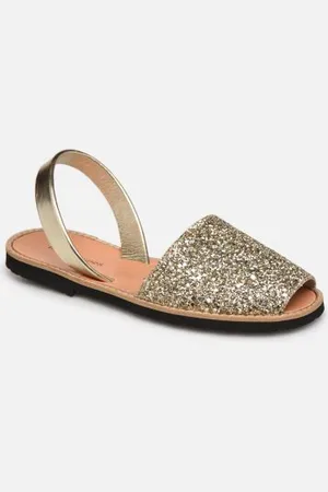 MINORQUINES Avarca Paillettes Oro