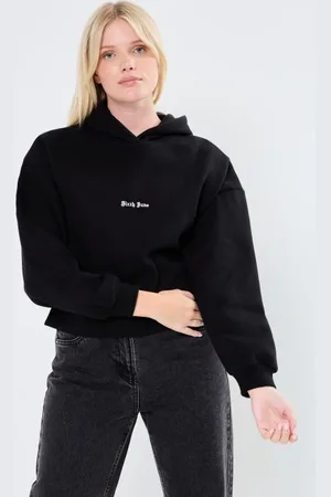 Sixth June GOTHIC EMBROIDERY LS HOODIE BIS