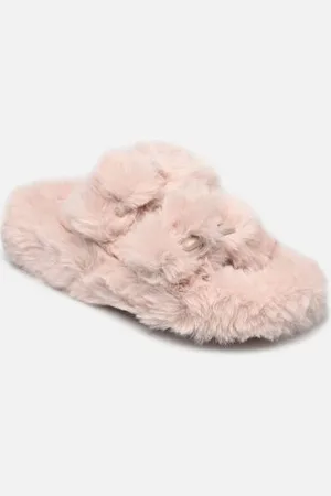 Colors of California Slipper in faux fur