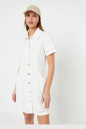 Tommy Hilfiger Co Blend Coastal Mini Dress Ss